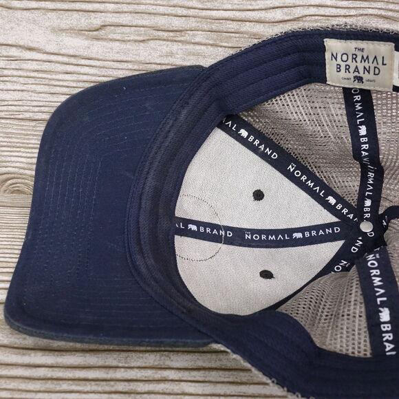 THE NORMAL BRAND ST LOUIS MO BEAR LOGO GREY VENTED SNAPBACK BASEBALL HAT CAP - Picture 8 of 11